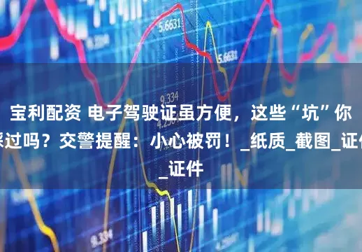 宝利配资 电子驾驶证虽方便，这些“坑”你踩过吗？交警提醒：小心被罚！_纸质_截图_证件