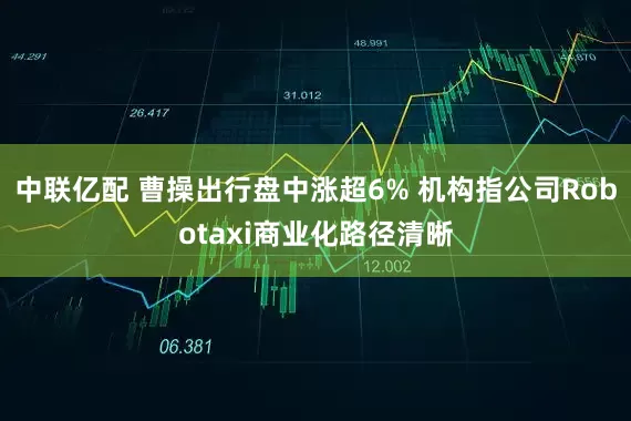 中联亿配 曹操出行盘中涨超6% 机构指公司Robotaxi商业化路径清晰